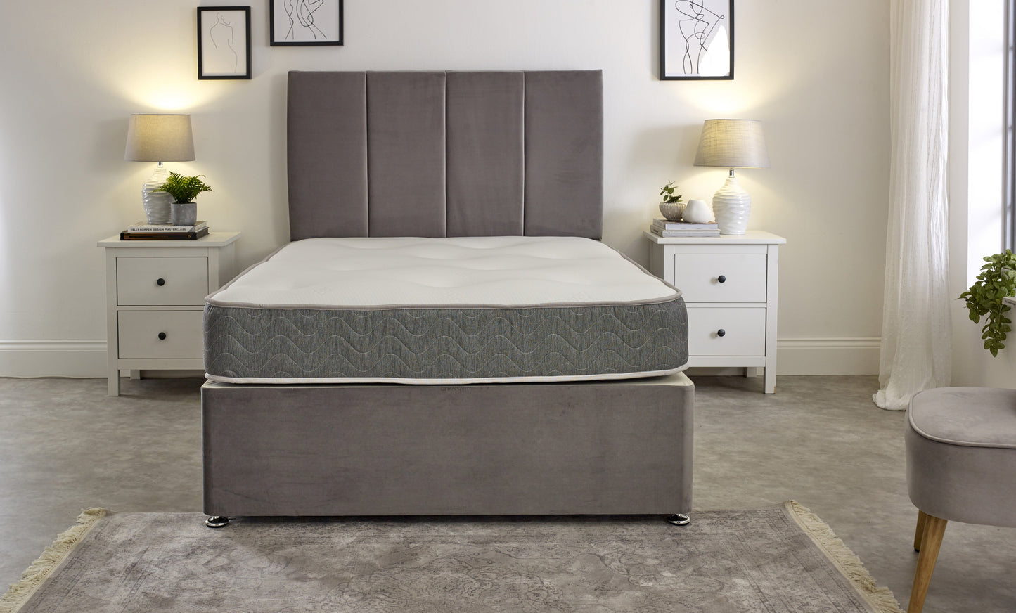 The Galaxy Standard 8" Deep Layer of Memory Foam with Spring Hybrid Mattress