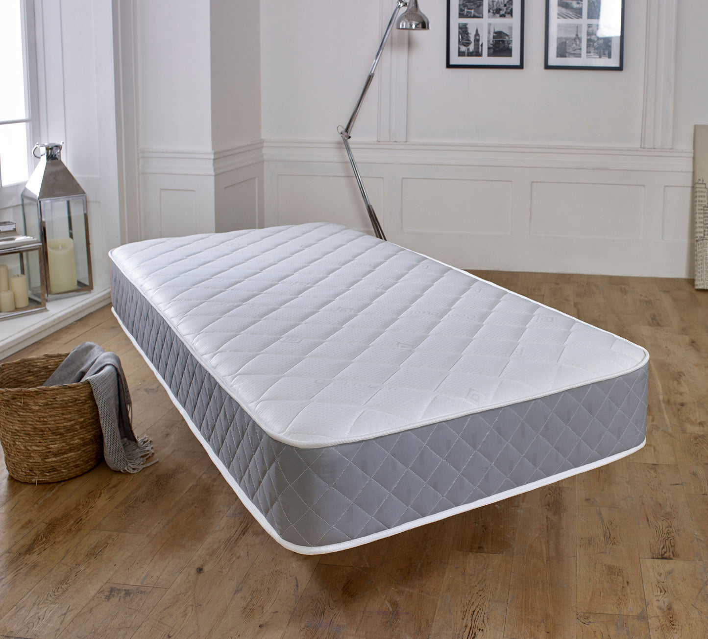 Diamond Cooltouch Plush Essential Foam Free Pinna-Coil Bonnell Innerspring Mattress