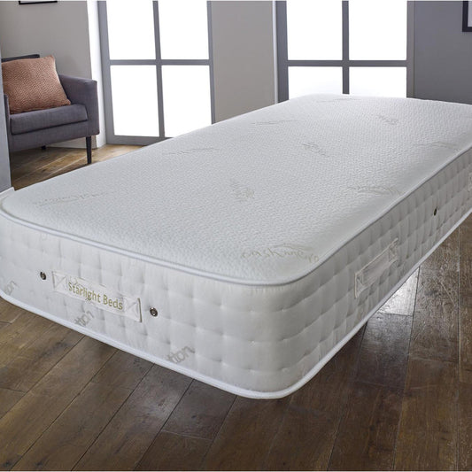 Starlight Beds 9" Deep Cashmere Fabric Medium Firm Pocket Spring Mattress