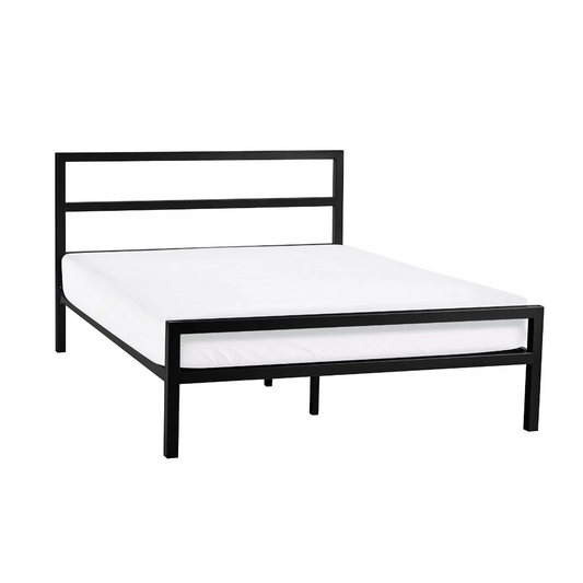 Aero Metal Satin Black Bed