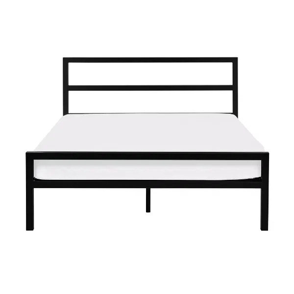 Aero Metal Satin Black Bed