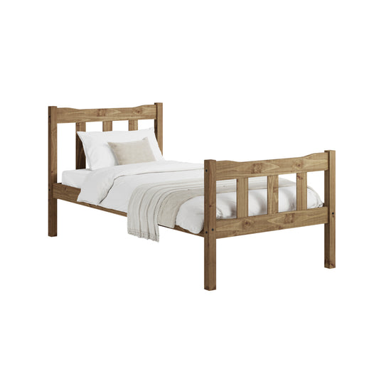 Elara Wooden Bed Pine