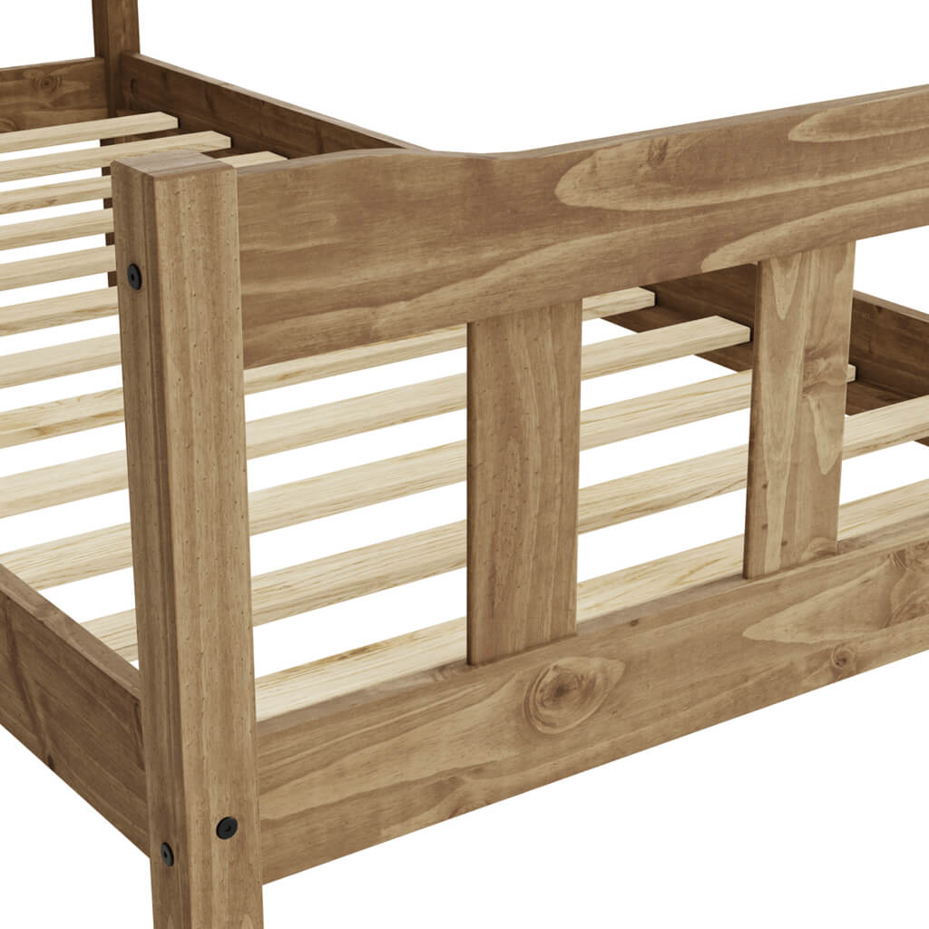 Elara Wooden Bed Pine