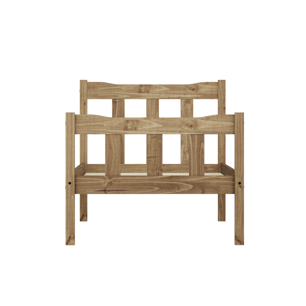 Elara Wooden Bed Pine