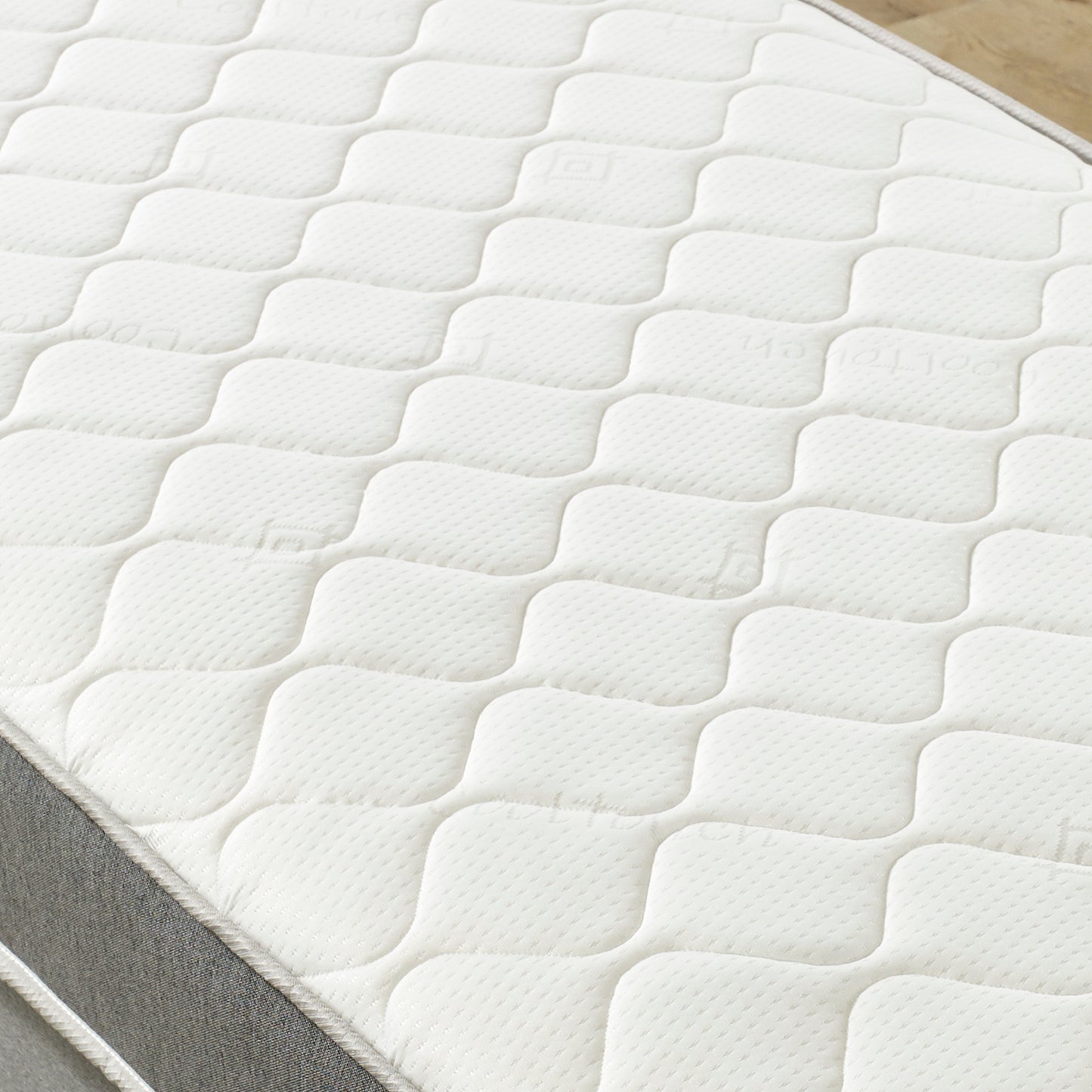 7" Deep Hybrid Grey Memory Foam with Bonnell Spring Mattress