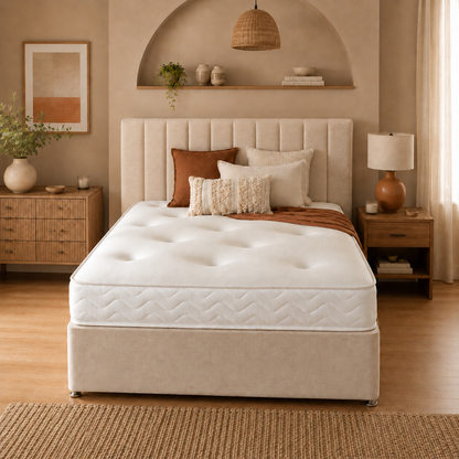 Galaxy 20 Tufted Memory Foam with Continuous Coil Springs Mattress