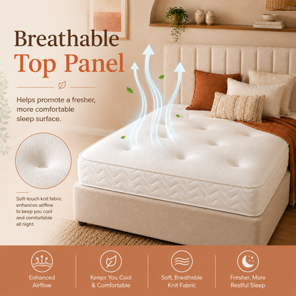 Galaxy 20 Tufted Memory Foam with Continuous Coil Springs Mattress