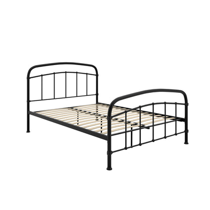 Stratos Black Metal Bed