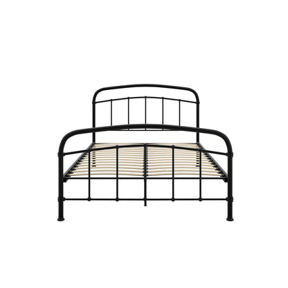 Stratos Black Metal Bed