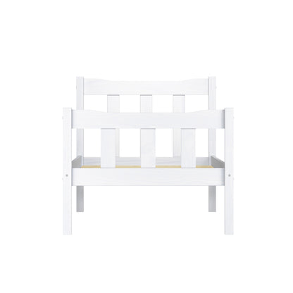 Elara Wooden Bed White