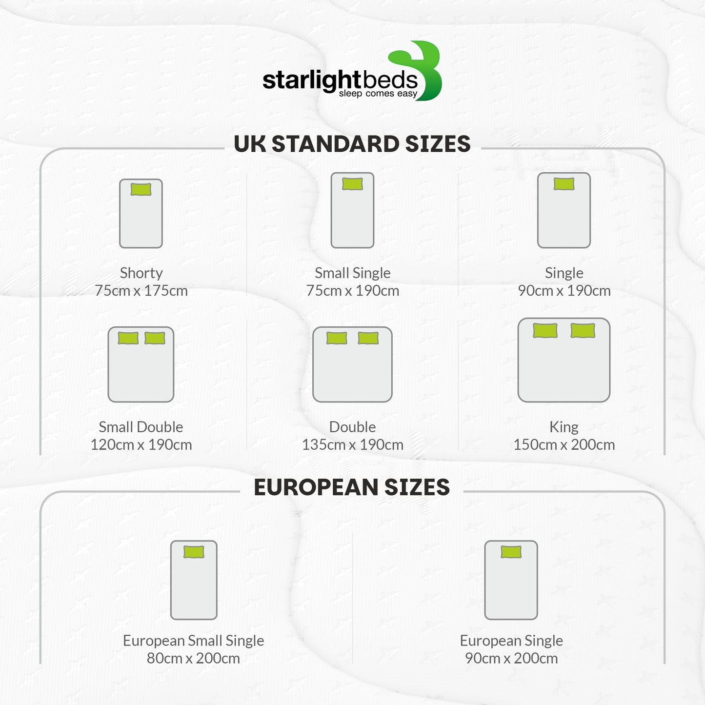 Starlight Beds SoftCore Hybrid Memory Foam and Coil Spring Mattress