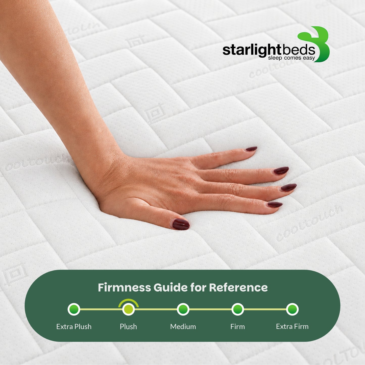 Starlight Beds SoftCore Hybrid Memory Foam and Coil Spring Mattress