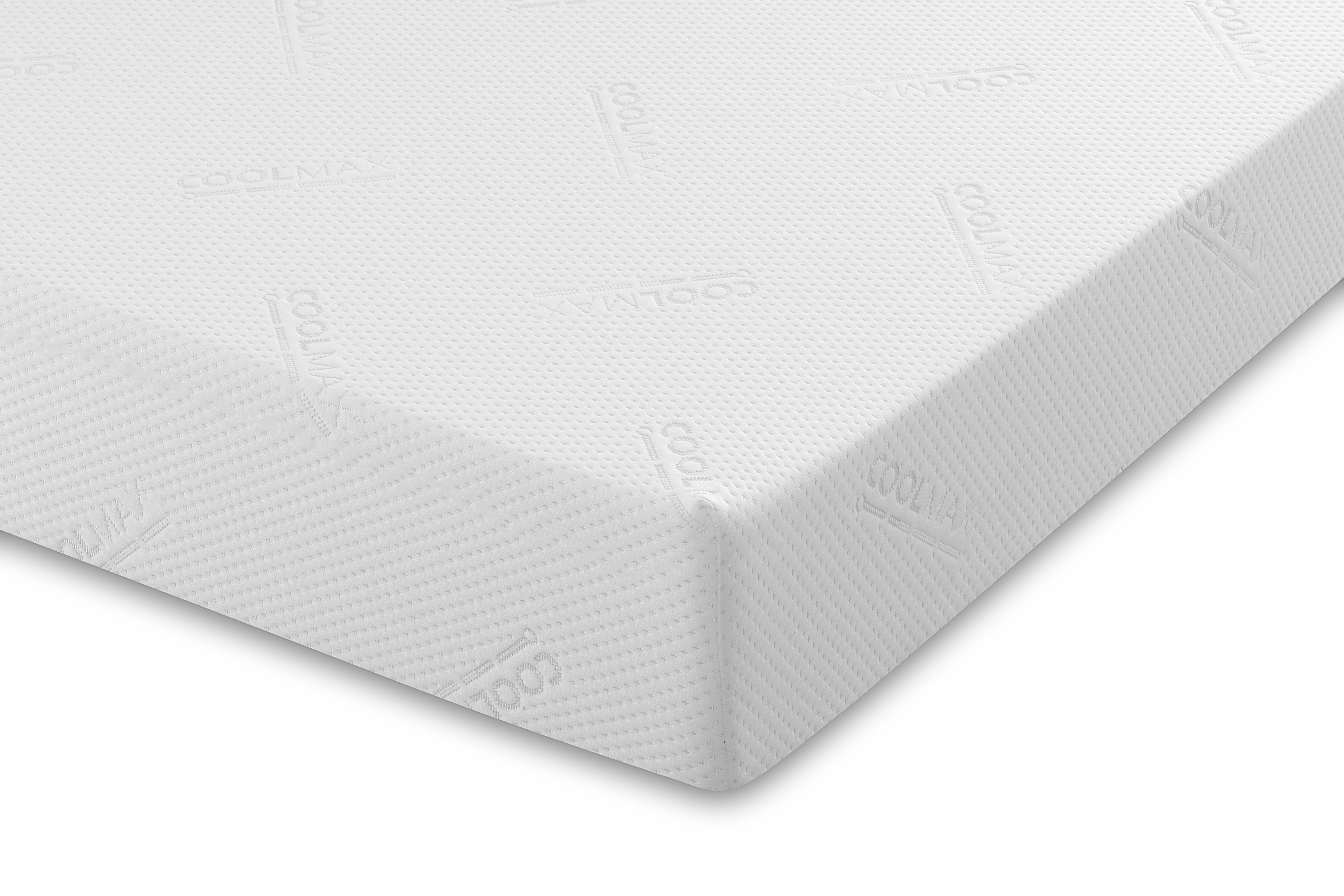 2x 80cm X 200cm Bunk Bed Reflex Foam Mattresses - With Washable Zip Covers