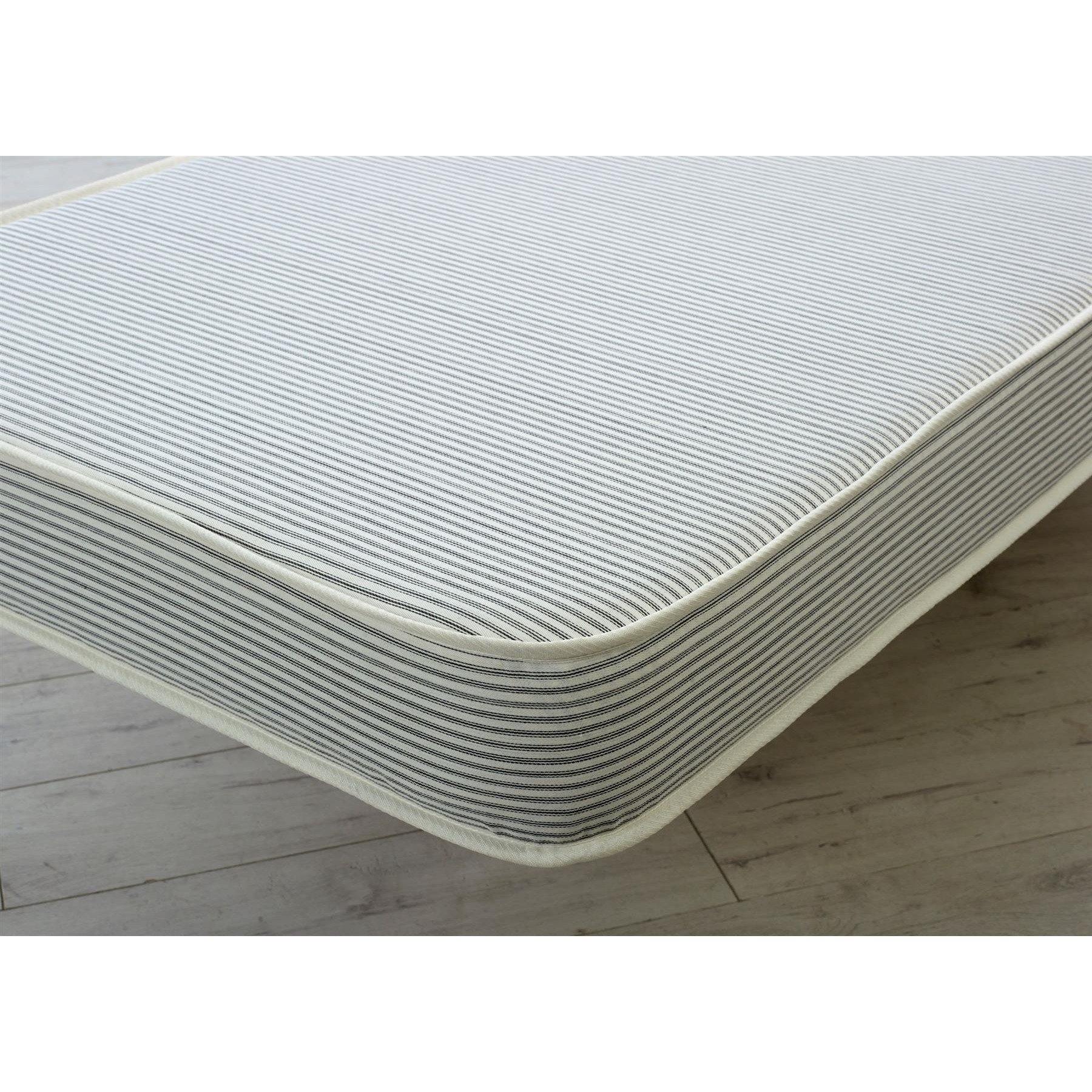 Starlight Beds Atlas Stamford Stripe Dual Sided 4" Inch All Foam No Springs, Reflex Foam Mattress - Starlight Beds™