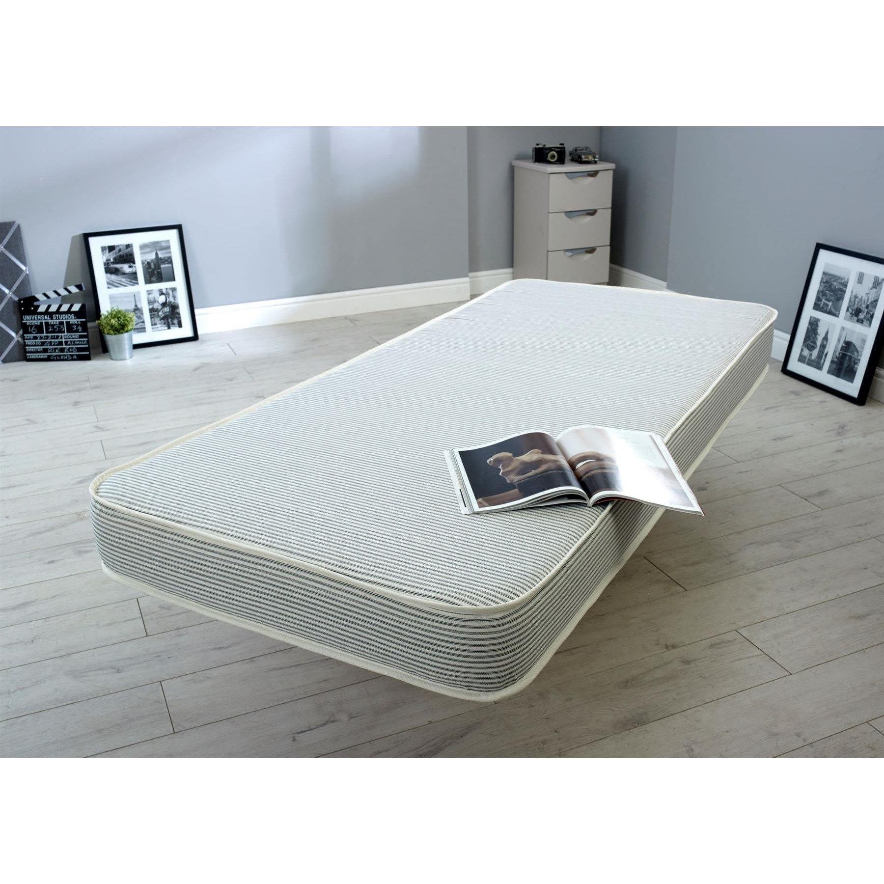 Starlight Beds Atlas Stamford Stripe Dual Sided 7" Inch All Foam No Spring Reflex Foam Mattress - Starlight Beds™