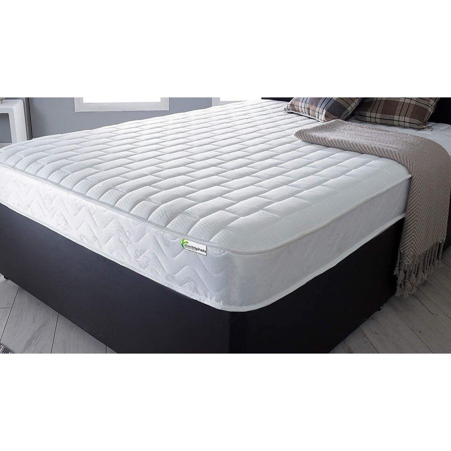 Starlight Beds Micro Quilted Brick Memory Foam Sprung Mattress - Starlight Beds™