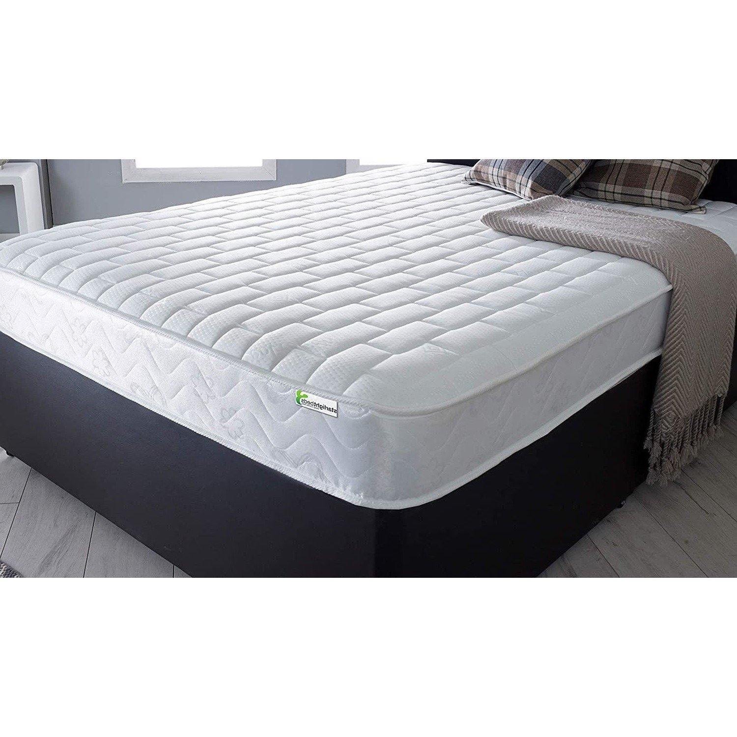 Starlight Beds Micro Quilted Brick Memory Foam Sprung Mattress - Starlight Beds™
